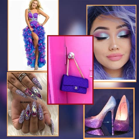 Purple Pink Blue Fashion Moda Fashion Styles Pink Hair Fashion