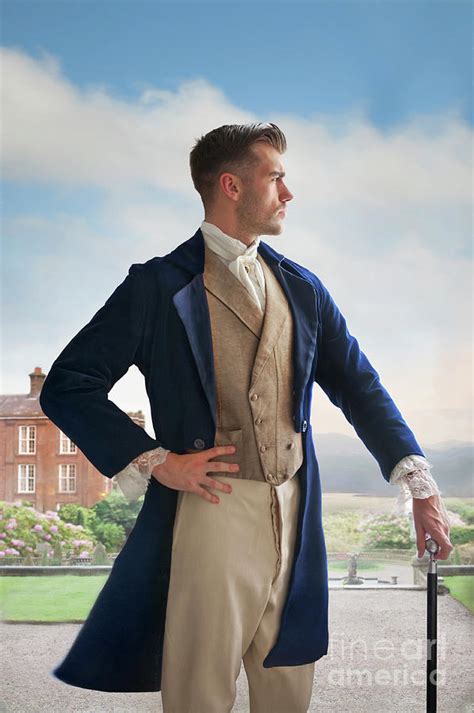 Handsome Regency Man Standing In Profile Photograph By Lee Avison Pixels