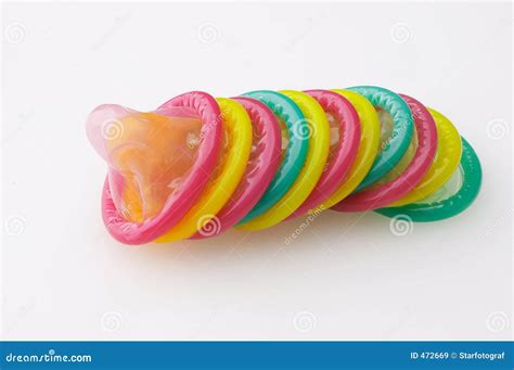 Colored Condoms Farbige Kondome Stock Image Image Of Safer Date 472669
