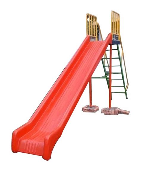 Red Straight Frp Outdoor Slide For J R Enterprise Size 10 Ft At Rs