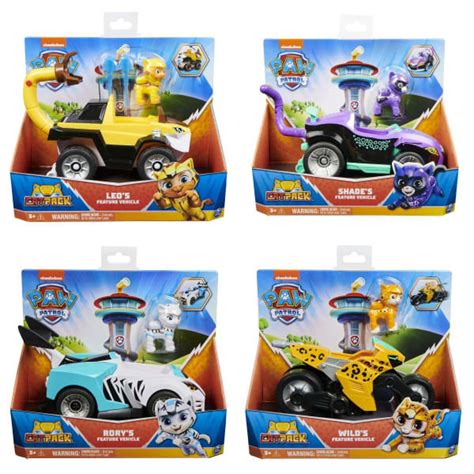 Paw Patrol Cat Pack Rory Skye Rescue Set Exclusive Playset With Hubcap