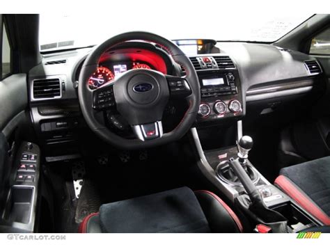 Carbon Black Interior 2015 Subaru Wrx Sti Photo 103770212