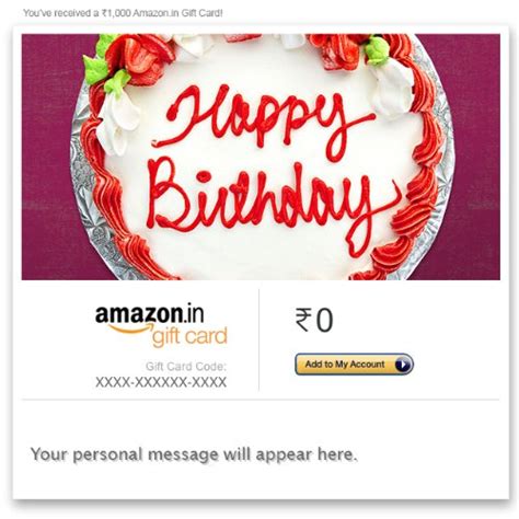 Amazon Birthday T Card