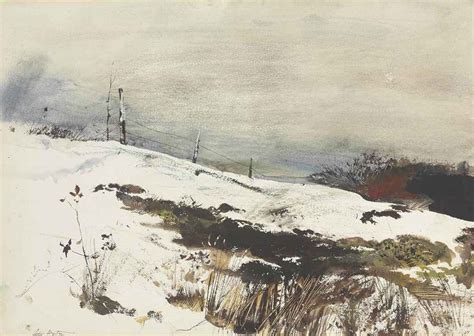 Andrew Wyeth Over The Hill 1953 Mutualart