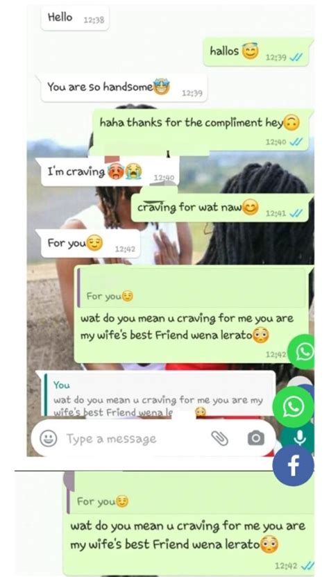 read leaked chat between a married man and his wife s best friend who wants him expressive info