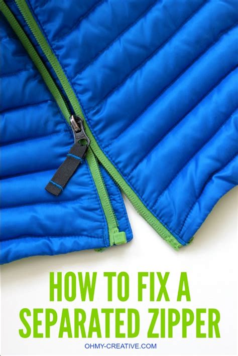 Try these other mending tips to keep items looking their best! Tutorial: Easy fix for a stuck separating zipper - Sewing