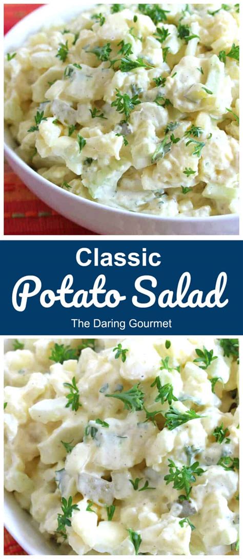 Classic Potato Salad The Daring Gourmet