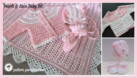 Crochet lacy scarves are so much fun to make! NEW Crochet Pattern - Pearls & Lace Sweater | Pattern Paradise