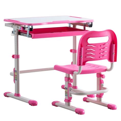 Zimtown Students Multifunctional Desk And Chair Setheight Adjustable