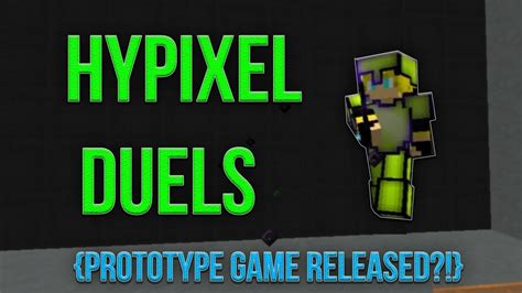 New Hypixel Prototype Game Release Hypixel Duels Youtube