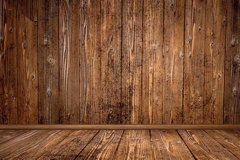Wood Floor And Wall Background