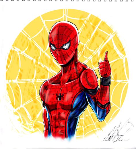 Spidey Homecoming By Penzoom On Deviantart