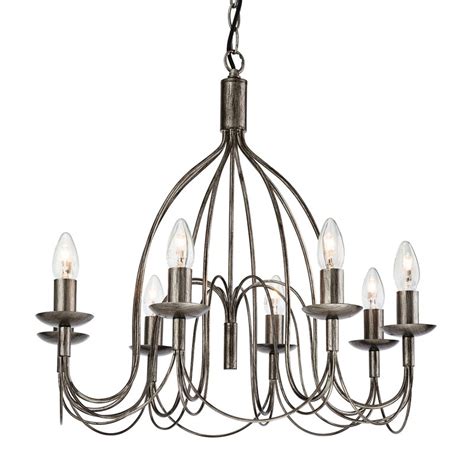 Three Posts Shire 8 Light Candle Style Chandelier Uk