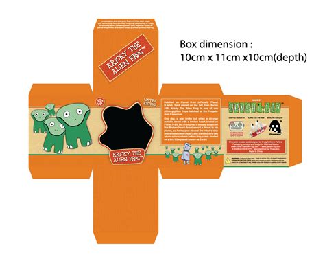 Kricky Packaging Design Toy Packaging Packaging Template Packaging