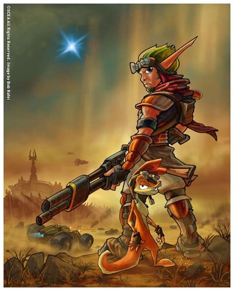 Cover Concept Characters And Art Jak 3 Jak And Daxter Jak 3 Jak And