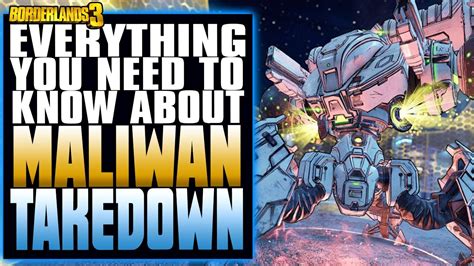 Takedowns will scale to your party size, so you can tackle them solo or in a group of any size; MALIWAN TAKEDOWN - Everything You Need to Know Borderlands 3 - YouTube