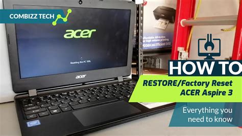 How To Restore Factory Reset Acer Aspire 3 Complete Tutorial
