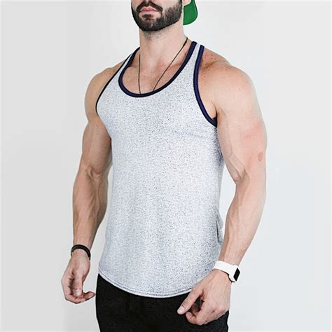New Mens Sleeveless Tank Top Summer Pure Color Cotton Male Tank Tops