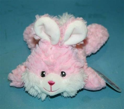 Greenbrier Fuzzy Friends Easter Bunny Rabbit Blue Lying Plush Soft Toy