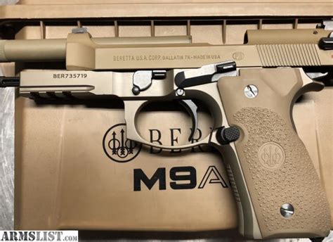 Armslist For Sale Price Drop Like New Beretta M9a3 Tactical Desert Tan