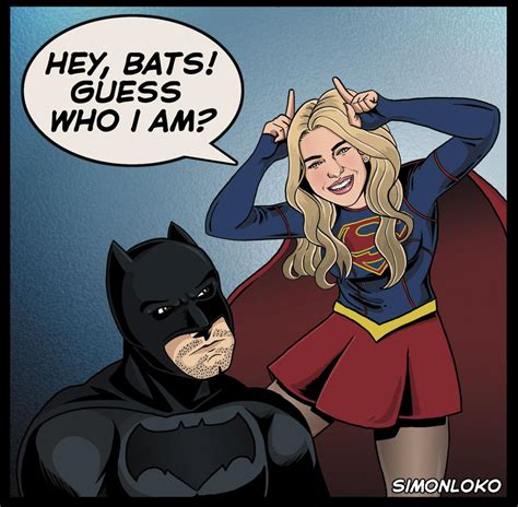 Batman Vs Supergirl By Simonloko On Deviantart