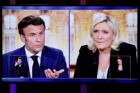 Macron Angriber Le Pen For Russiske Forbindelser I Afgørende Tv Duel
