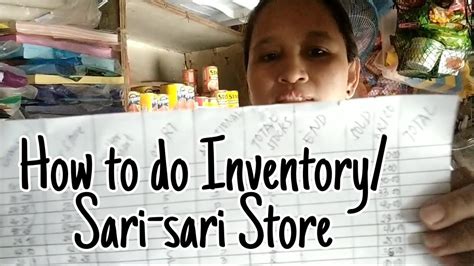 Negosyo Tips How To Do Inventory Sari Sari Store Howto Indaygargar