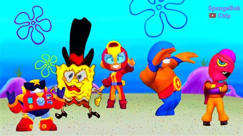 Spongebob Flexing With Brawl Stars Youtube