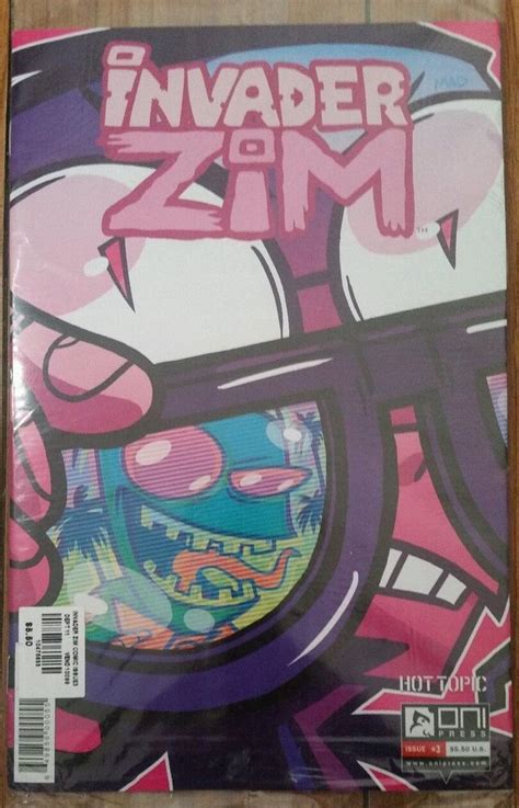 Invader Zim 3 Variant Cover Mad Rupert Hot Topic Exclusive Oni Press