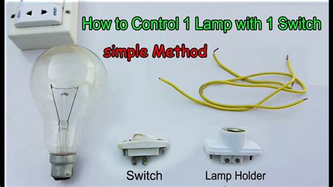 How To Control One Lamp With One Button Easy Method Youtube