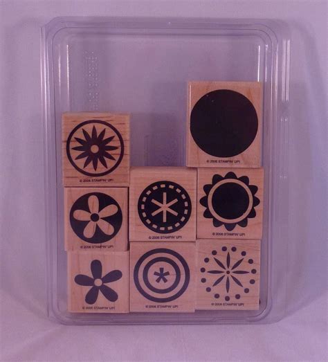 Amazon Com Stampin Up BIG PIECES Set Of Decorative Rubber Stamps Retired Arts Crafts