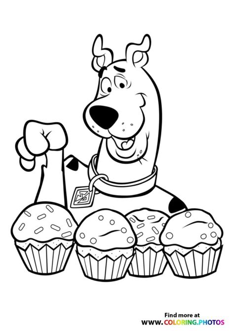 Bluey Muffin Coloring Pages For Kids