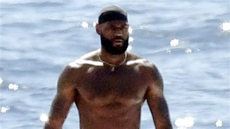 Lebron James Goes Shirtless For Workout On Yacht Vacation In Capri