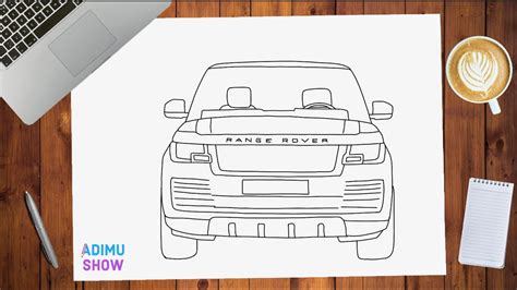 How To Draw A Range Rover Youtube