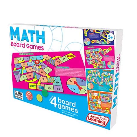 Junior Learning Jl425 Math Board Games Multi Pricepulse