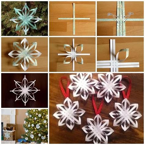 Perfect Diy Ideas The Perfect Diy Woven Paper Star Snowflake Ornaments