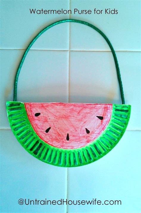 16 Watermelon Kid Crafts Summertime Fun Watermelon Crafts Kids