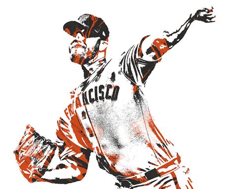 Will Smith San Francisco Giants Pixel Art 1 Mixed Media By Joe Hamilton