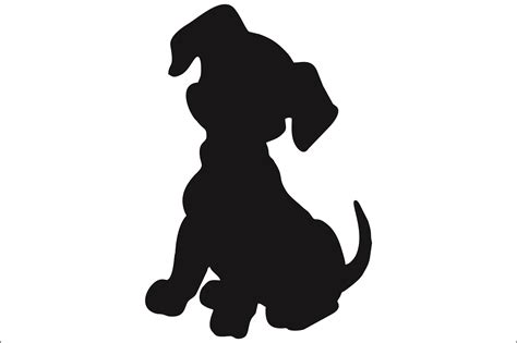 Dog Silhouette Graphic By Fast Store · Creative Fabrica
