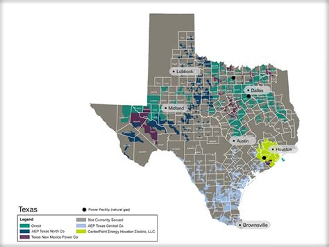 Ercot Service Map