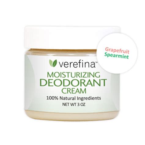 Moisturizing Deodorant Cream 3 Oz Grapefruitspearmint Verefina