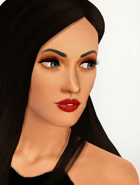 Sims 4 Cas Megan Fox Remastered Imagination Sims 4 Cas Rezfoods