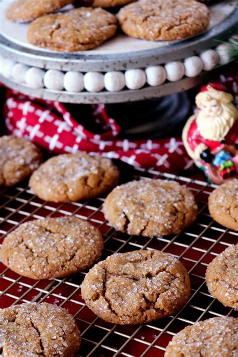 Soft Ginger Molasses Cookies Soft And Chewy The Anthony Kitchen