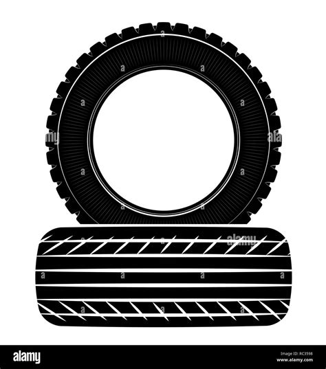 räder und reifen sind schwarz für ein logo oder emblem eines reifen store oder kfz werkstatt