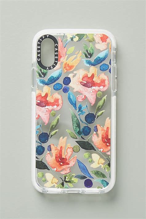 Casetify Watercolor Floral Iphone Case Anthropologie