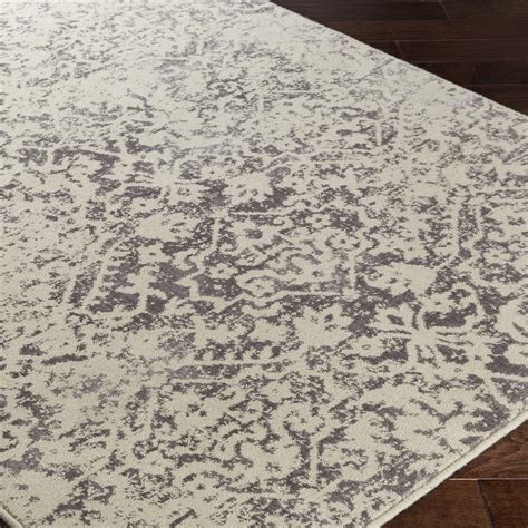 The best part about this stylish oriental rug is that it's easy to care for, extremely durable and a focal piece that flows elegantly in any room. Laurel Foundry Modern Farmhouse Nora Cream/Charcoal Area ...