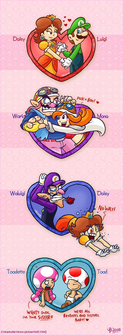Fan Based Relationships Pt 1 By Thebourgyman On Deviantart Mario