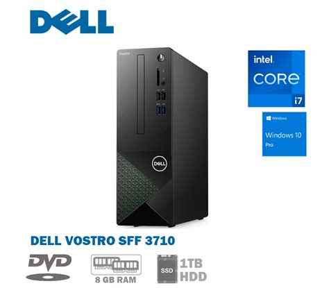 Computadora Dell Vostro Sff 3710 Core I7 12700 21 48ghz Ram 8gb