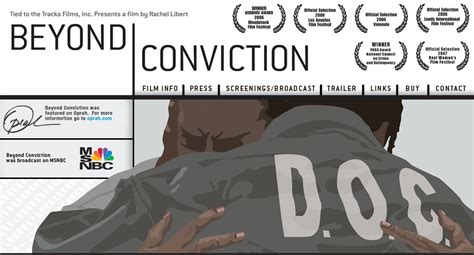 Beyond Conviction An Award Winning Documentary Film About Crime Healing And Restorative