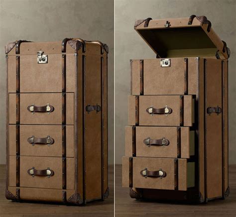 Richards Trunks Creative Vintage Furniture Made Out Of Old Trunks